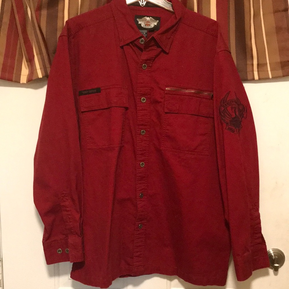 Harley Davidson x-large long sleeve shirt